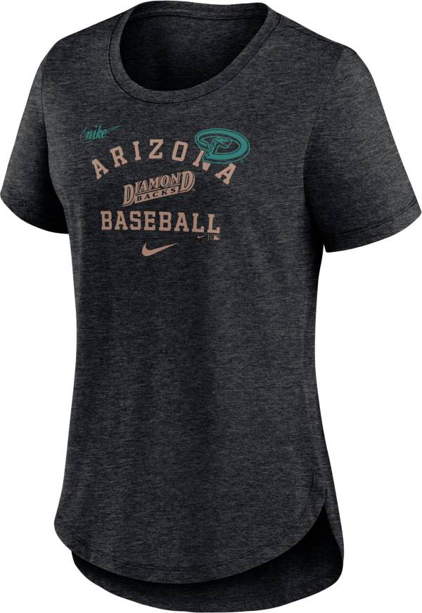 Nike Women's Arizona Diamondbacks Black Cooperstown Rewind T-Shirt