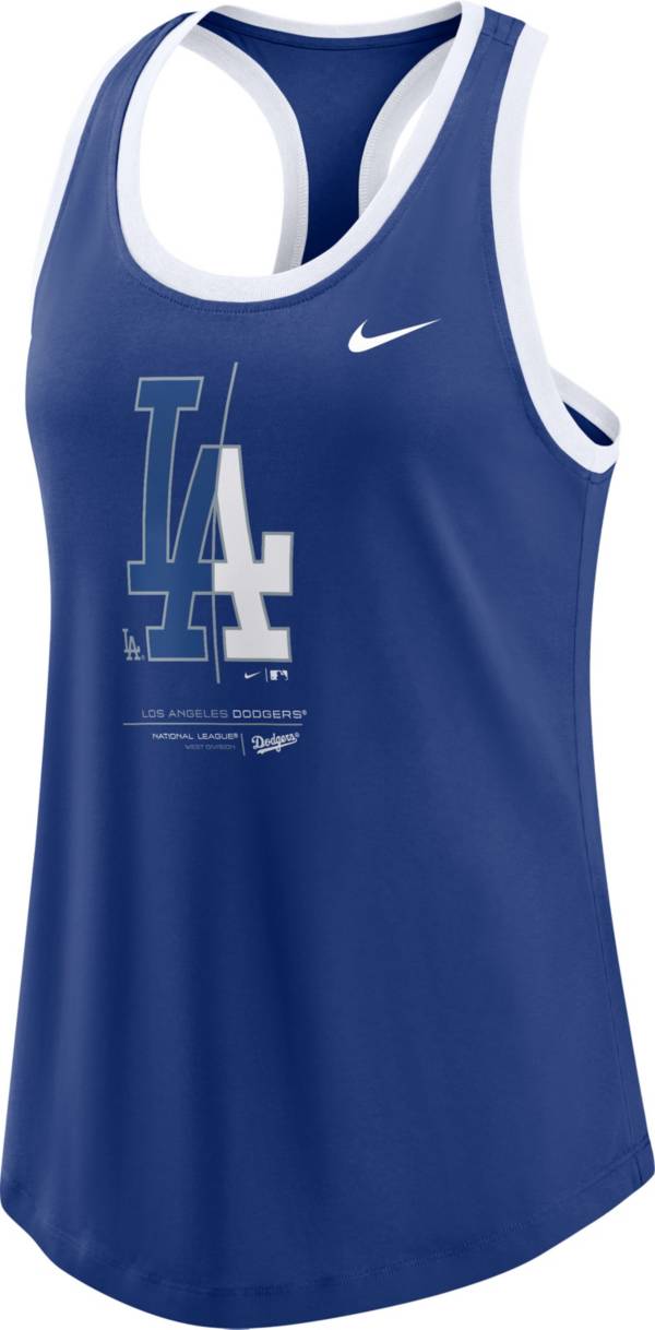 Men's Nike Royal Los Angeles Rams Tri-Blend Tank Top