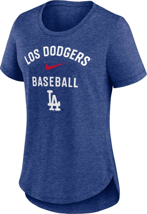 Women's Los Angeles Dodgers Nike Royal Wordmark T-Shirt