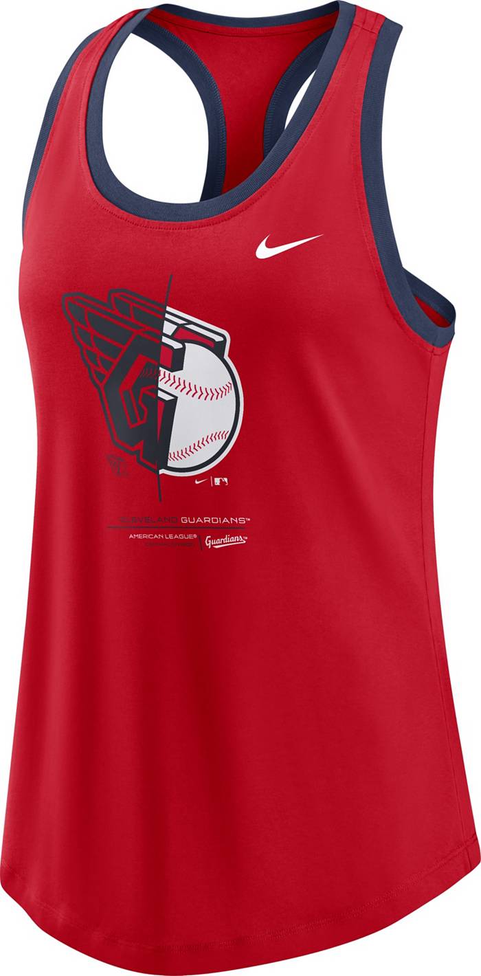 Nike Women's Cleveland Indians Red Team Tank Top