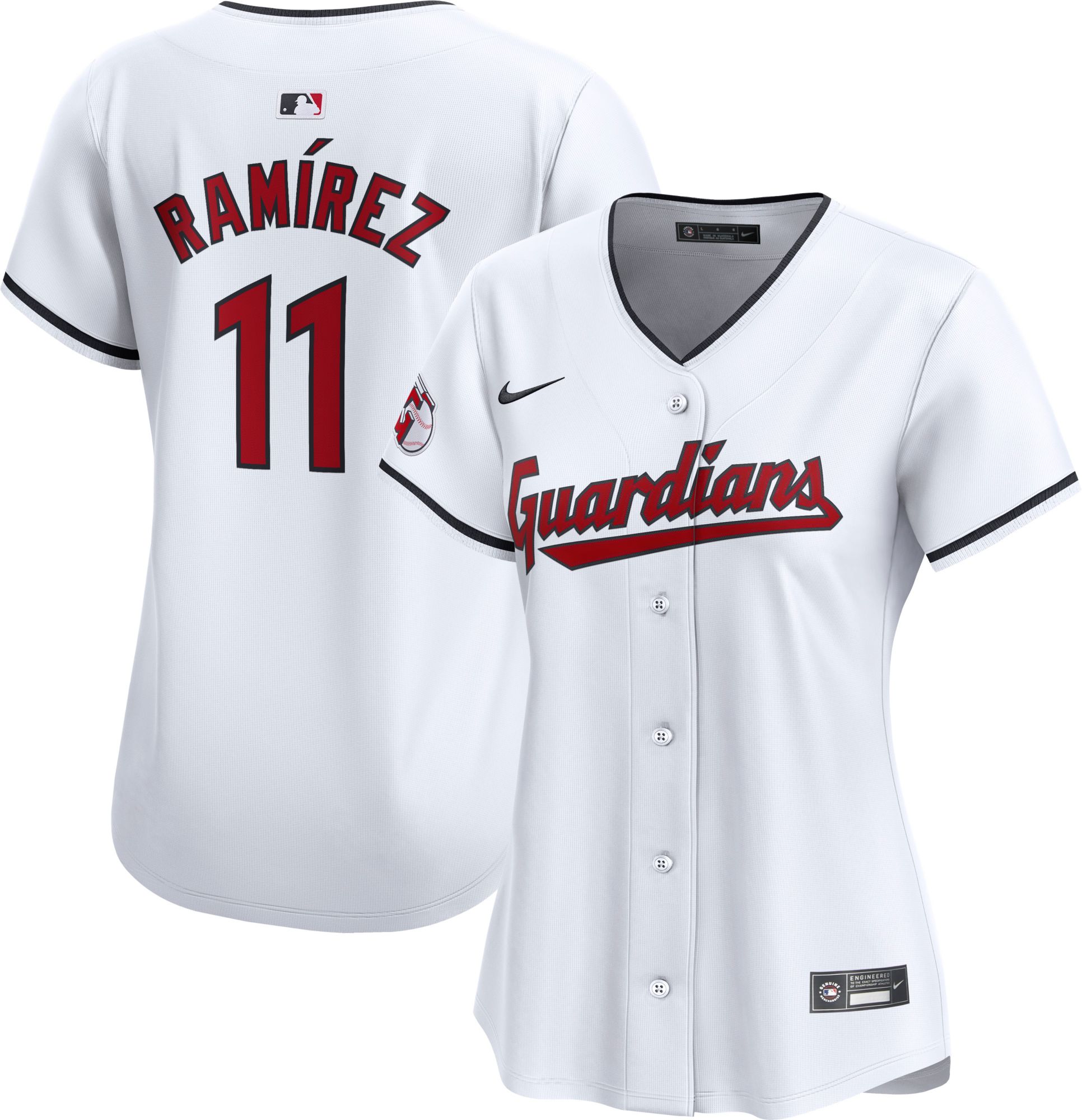 Nike Women's Cleveland Guardians José Ramírez #11 White Home Limited Vapor Jersey product image