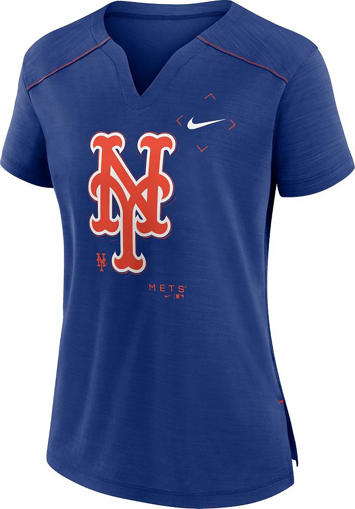 Nike Women's New York Mets Blue Pride V-Neck T-Shirt