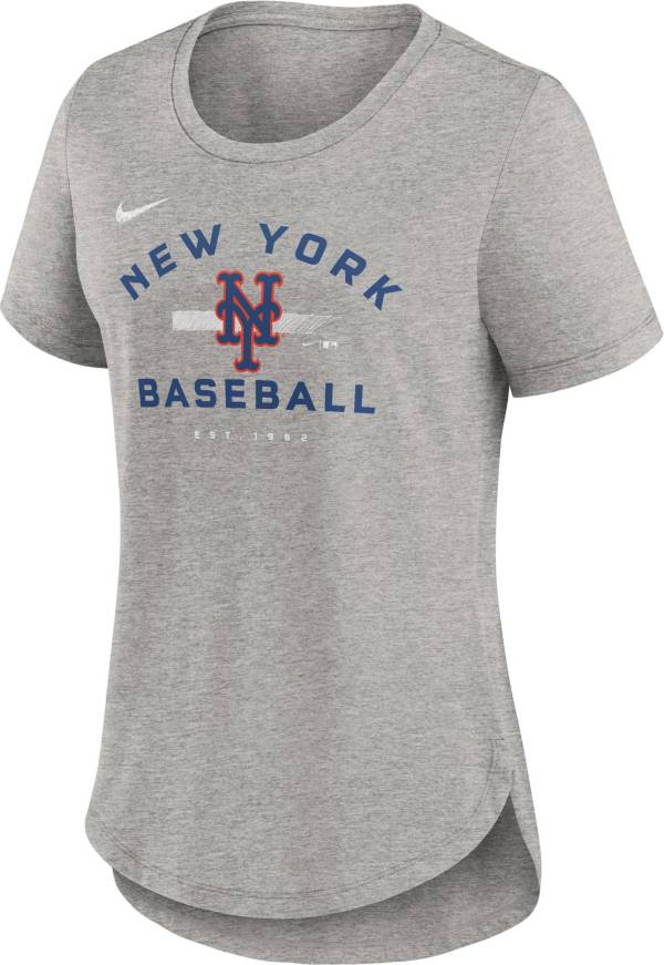 MLB New York Mets Women's Short Sleeve Team Color Graphic Tee 