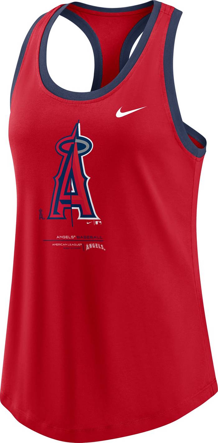 Youth Red Los Angeles Angels Wordmark Baseball T-Shirt