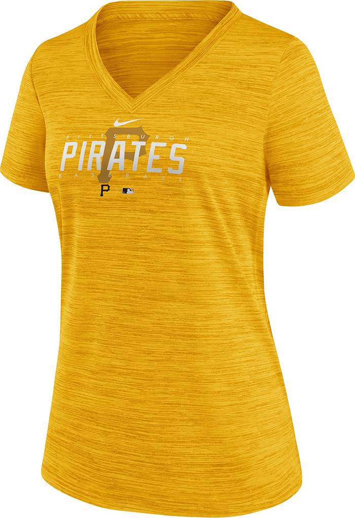 Nike Women's Pittsburgh Pirates Yellow Authentic Collection