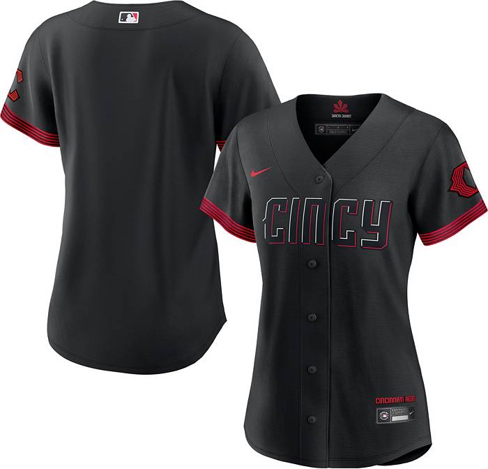 Women's Blank Black Baseball Jersey  Baseball jerseys, Custom baseball  jersey, Reds baseball