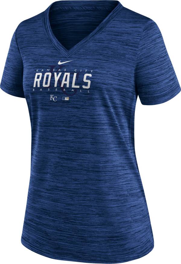 Nike Women's Kansas City Royals Blue Authentic Collection Velocity Practice T-Shirt product image