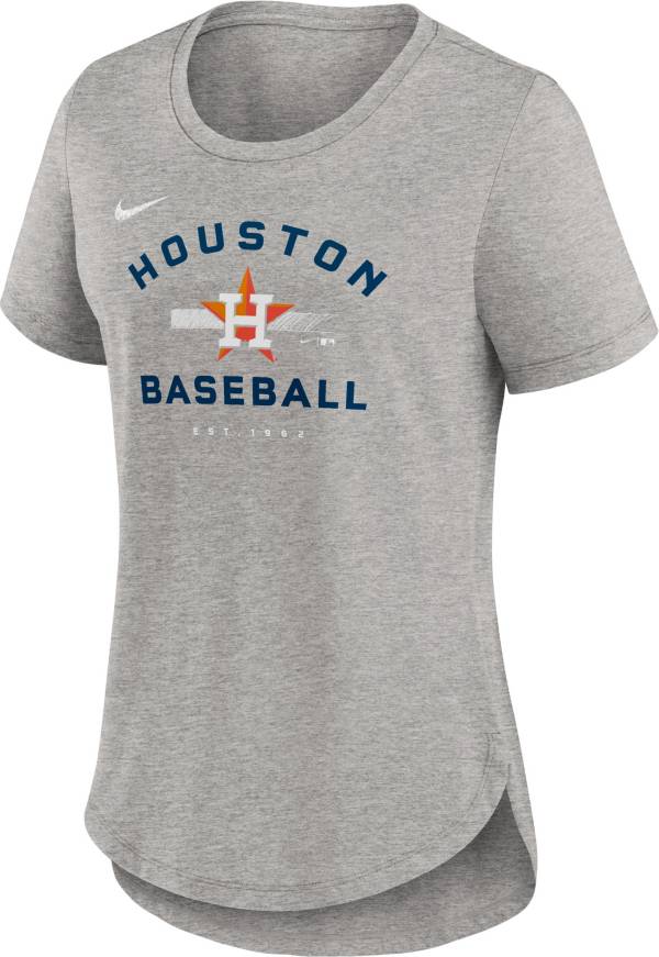 47 Women's Houston Astros White Harmonize Franklin T-Shirt