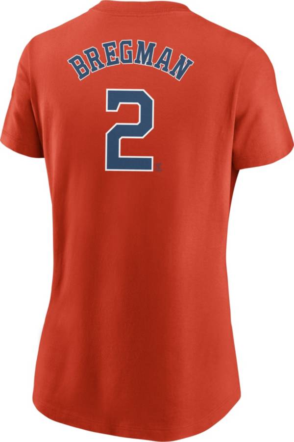 Nike Women's Houston Astros Alex Bregman #2 Orange T-Shirt product image