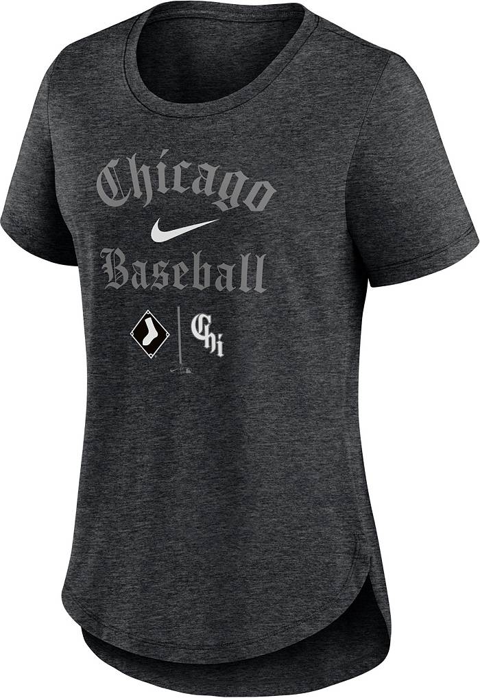 Nike Women's Chicago White Sox City Connect Tri-Blend T-Shirt
