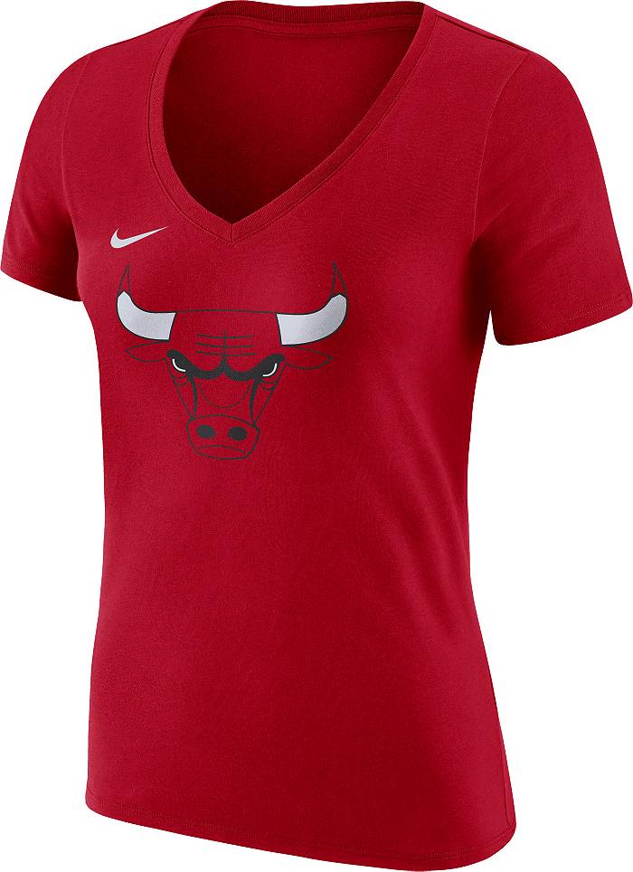 Chicago Bulls Mitchell & Ness Short Sleeve V-Neck Shirt