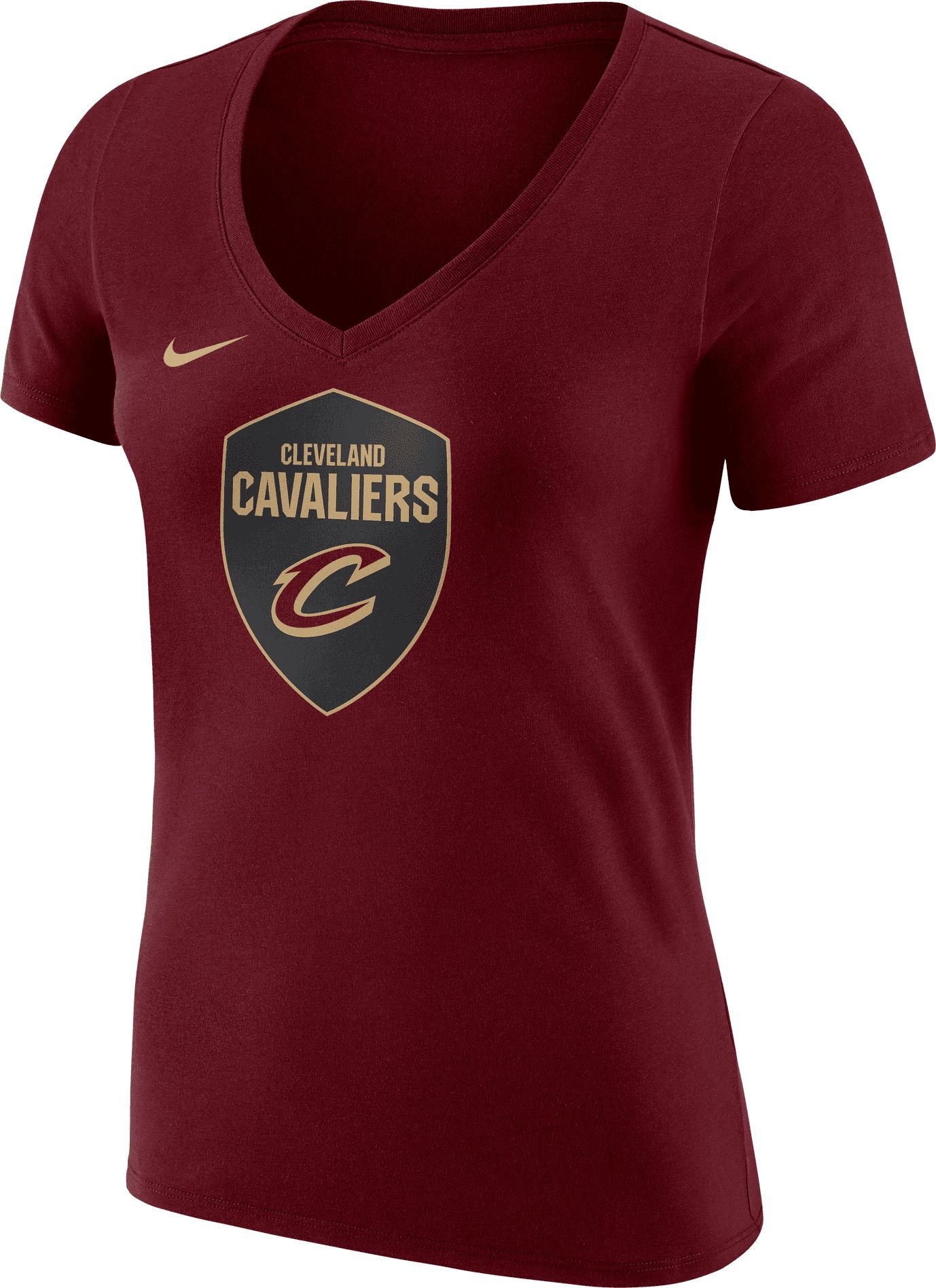 Nike Women's Cleveland Cavaliers Red Logo V-Neck T-Shirt