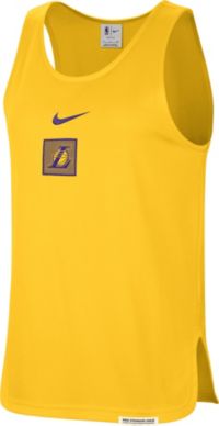 Men's Los Angeles Lakers Nike Gold Logo Performance Tank Top