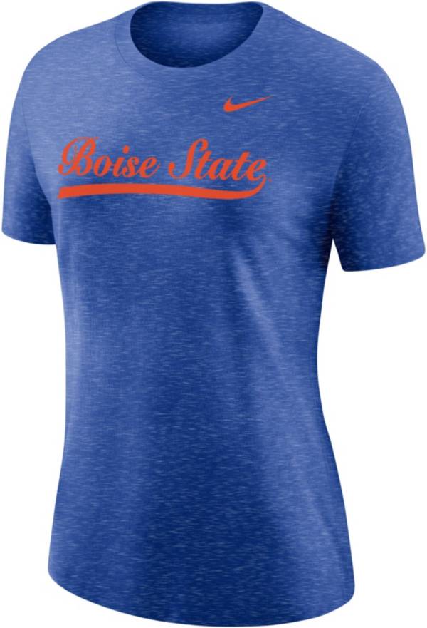 Nike Women's Boise State Broncos Blue Varsity Script T-Shirt product image