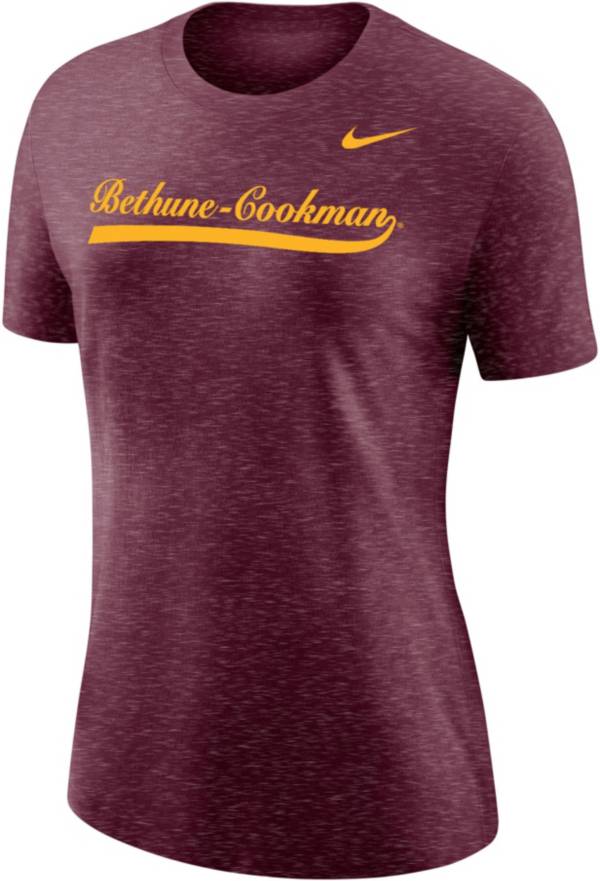 Nike Women's Bethune-Cookman Wildcats Maroon Varsity Script T-Shirt product image