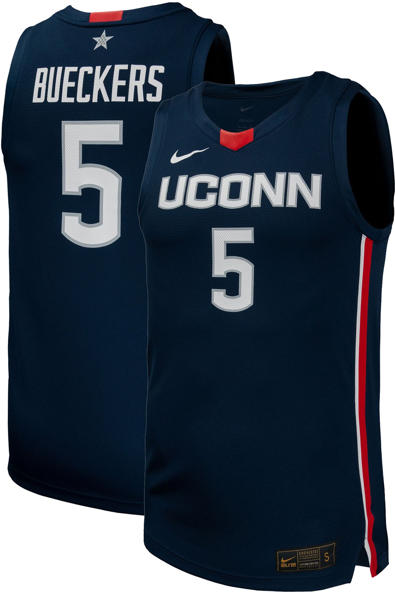 Nike Women's UConn Huskies #5 Blue Paige Bueckers Replica Basketball Jersey product image