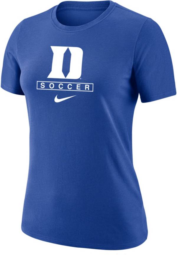 Nike Women's Duke Blue Devils Duke Blue Soccer Core Cotton T-Shirt ...