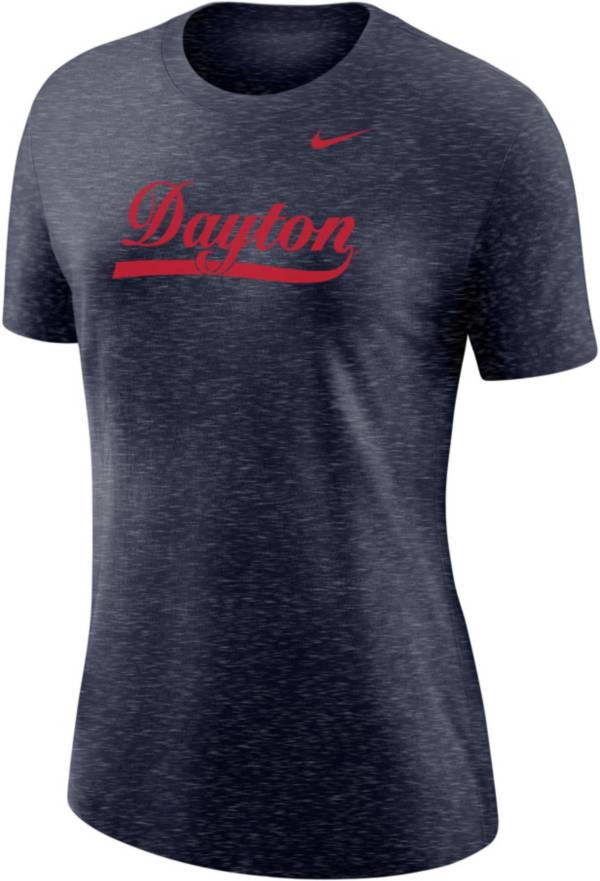 Nike Women's Dayton Flyers Blue Varsity Script T-Shirt product image