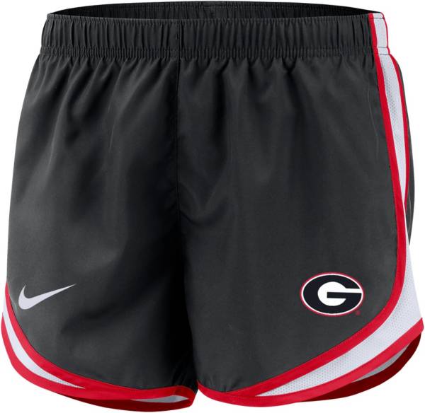 Nike Women's Georgia Bulldogs Black Dri-FIT Tempo Running Shorts