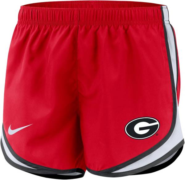 Nike Women's Georgia Bulldogs Red Dri-FIT Tempo Running Shorts | Dick's ...