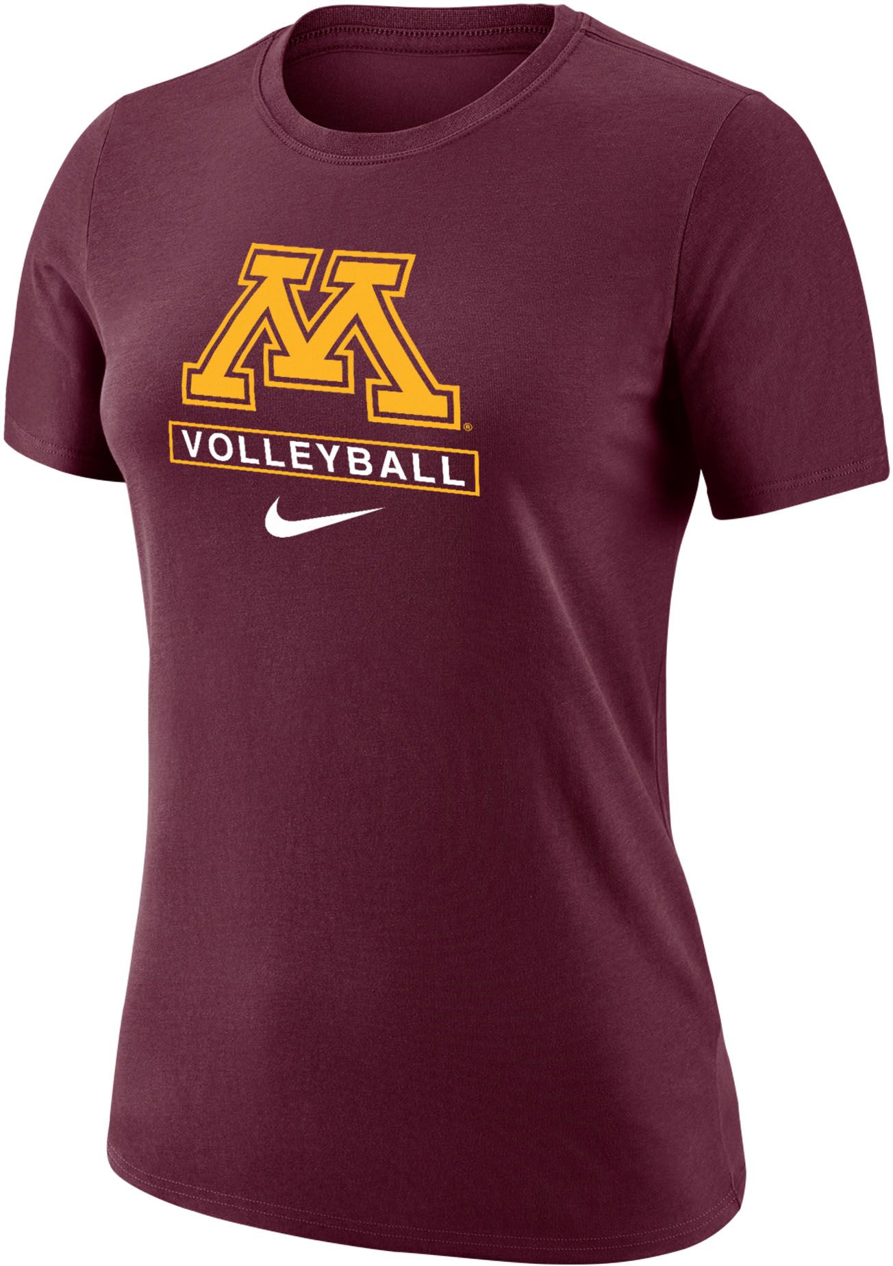 Nike Women's Minnesota Golden Gophers Maroon Volleyball Core Cotton T-Shirt