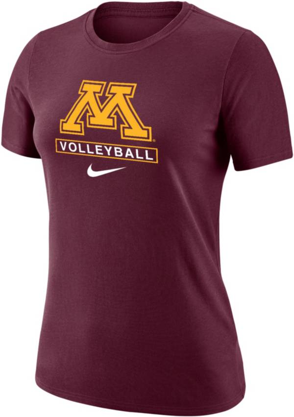 Nike Women's Minnesota Golden Gophers Maroon Volleyball Core Cotton T-Shirt product image