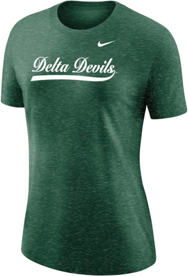 Nike Women's Mississippi Valley State Delta Devils Forest Green Varsity Script T-Shirt product image