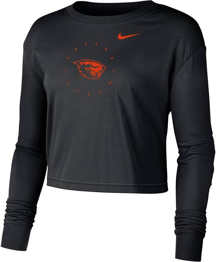 Houston Astros Nike Velocity 3/4-Sleeve Raglan T-Shirt - Orange