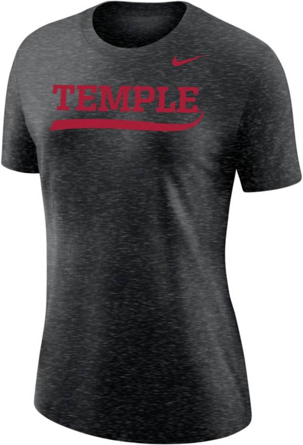 Nike Women's Temple Owls Black Varsity Script T-Shirt product image
