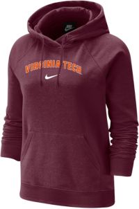 Nike Women's Virginia Tech Hokies Maroon Varsity Pullover Hoodie