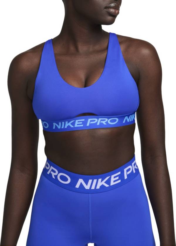 Nike Pro Indy Plunge Womens Medium Support Padded Sports Bra