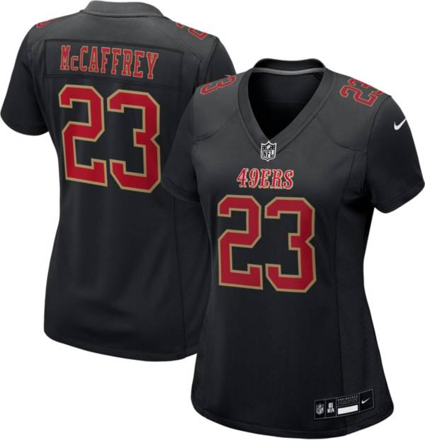 Nike Women s San Francisco 49ers Christian McCaffrey 23 Black Game Jersey