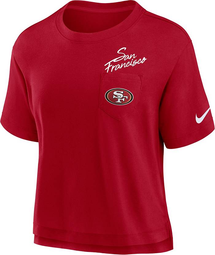 Nike Women's San Francisco 49ers Pocket Red T-Shirt
