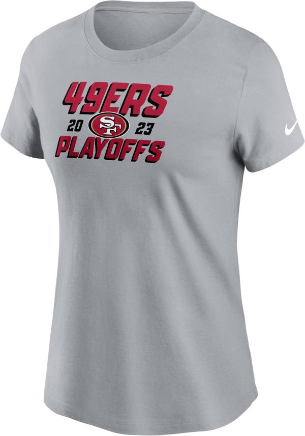 Nike Women's San Francisco 49ers 2023 Playoffs Iconic T-Shirt