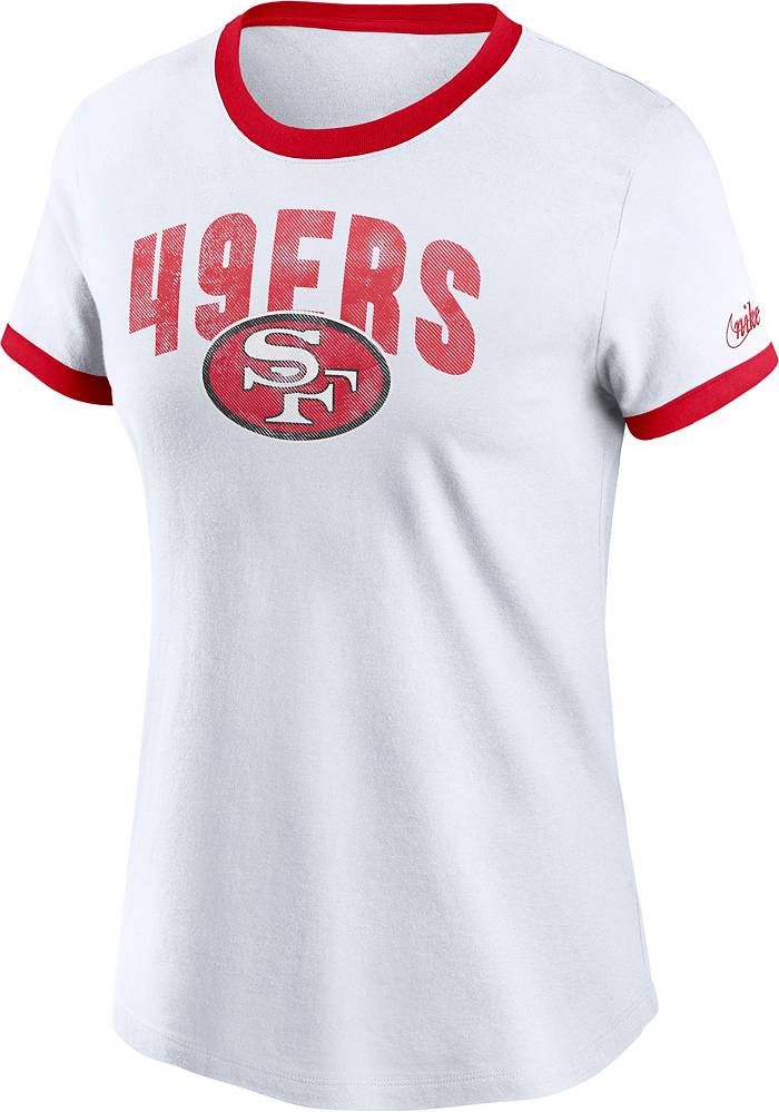Nike Men's San Francisco 49ers Team Stripe T-shirt in White for Men
