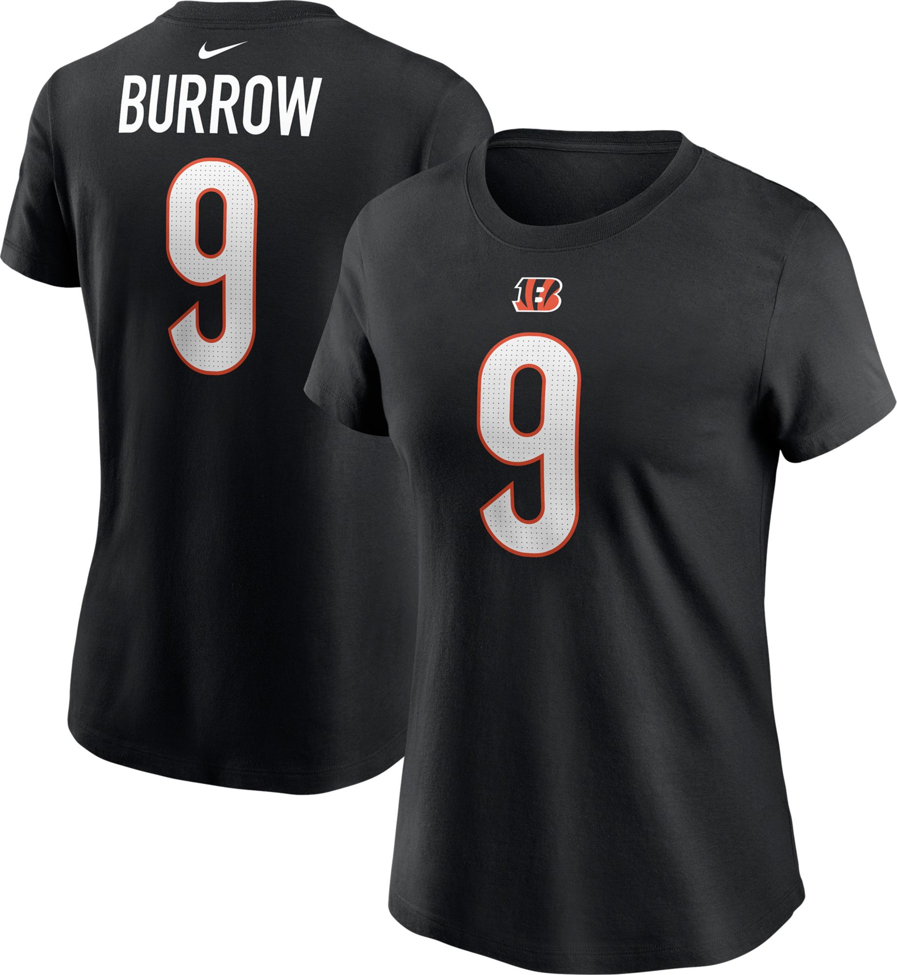 Nike Women's Cincinnati Bengals Joe Burrow #9 Black T-Shirt product image