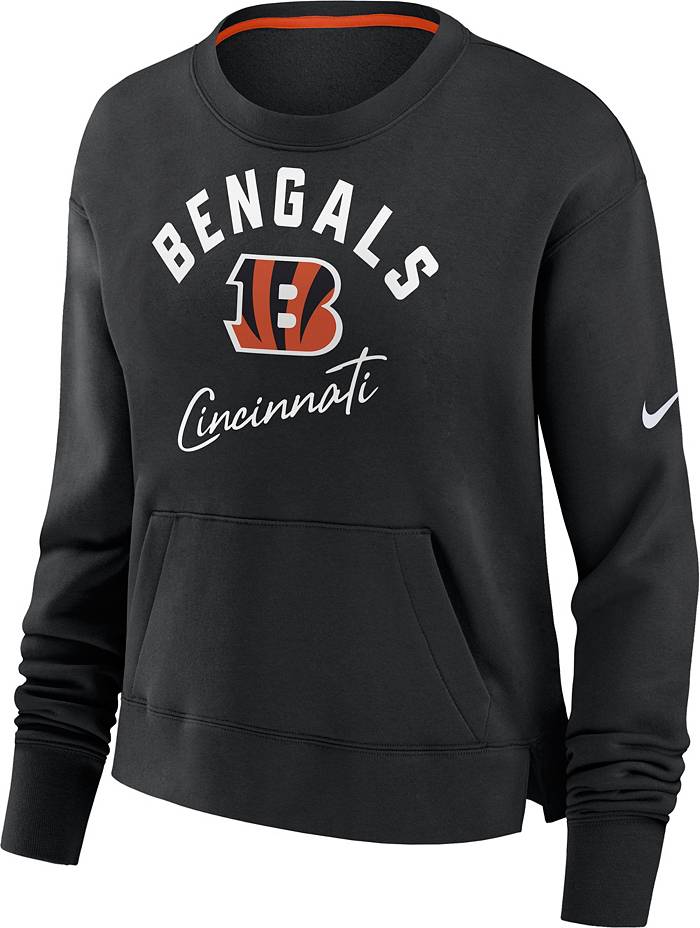 Nike Women's Cincinnati Bengals Arch Team Black Crew Sweatshirt