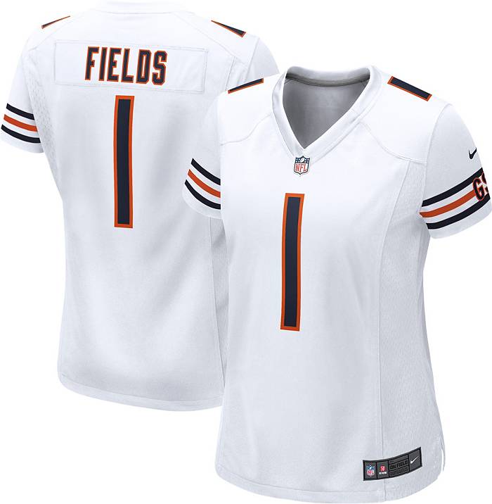 Youth Nike Justin Fields Orange Chicago Bears Game Jersey, L
