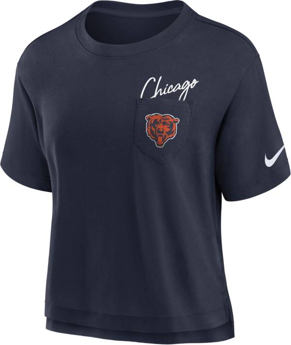 Nike Women's Chicago Bears Pocket Navy T-Shirt product image
