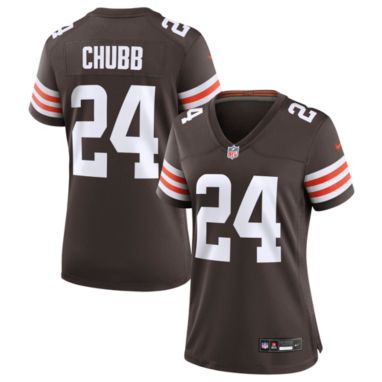 sorry, Nike Women's Cleveland Browns Nick Chubb #24 Brown Game Jersey is currently out of stock