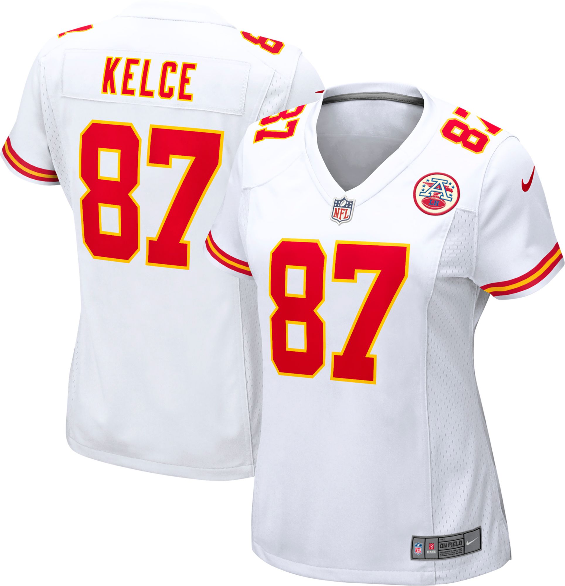 Nike Women's Kansas City Chiefs Travis Kelce #87 White Game Jersey product image