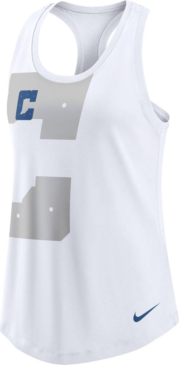 Nike Women's Indianapolis Colts Logo Tri-Blend White Tank Top