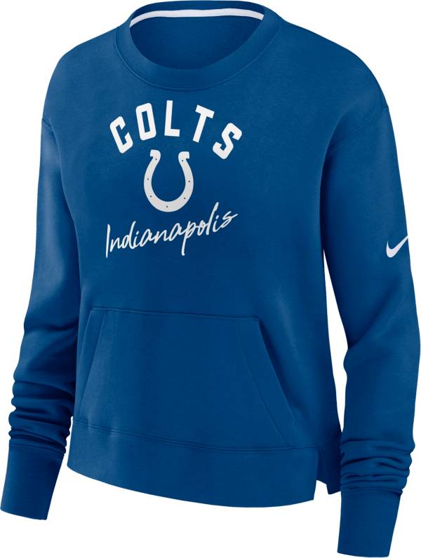 Nike Women's Indianapolis Colts Arch Team High Hip Blue Cropped Crew product image