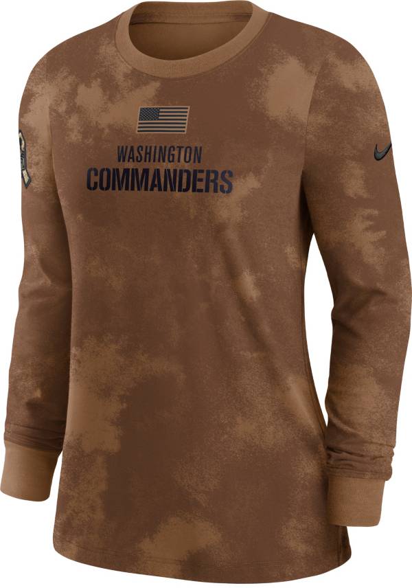 Nike Women's Washington Commanders 2023 Salute to Service Brown Long Sleeve T-Shirt product image
