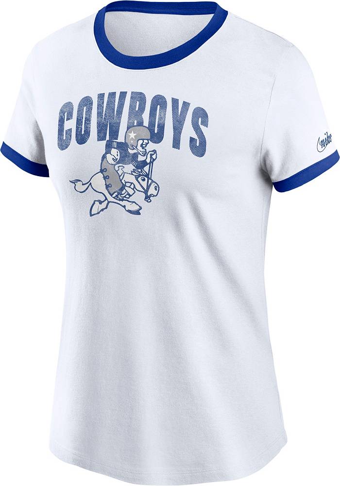 Nike Women's Dallas Cowboys Rewind White T-Shirt