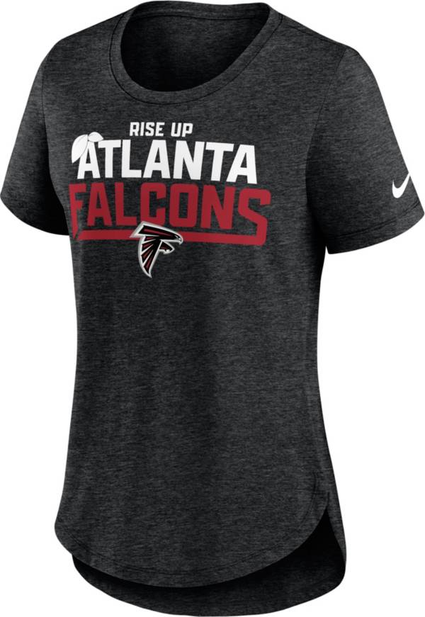 Nike Women's Atlanta Falcons Local Black Tri-Blend T-Shirt product image