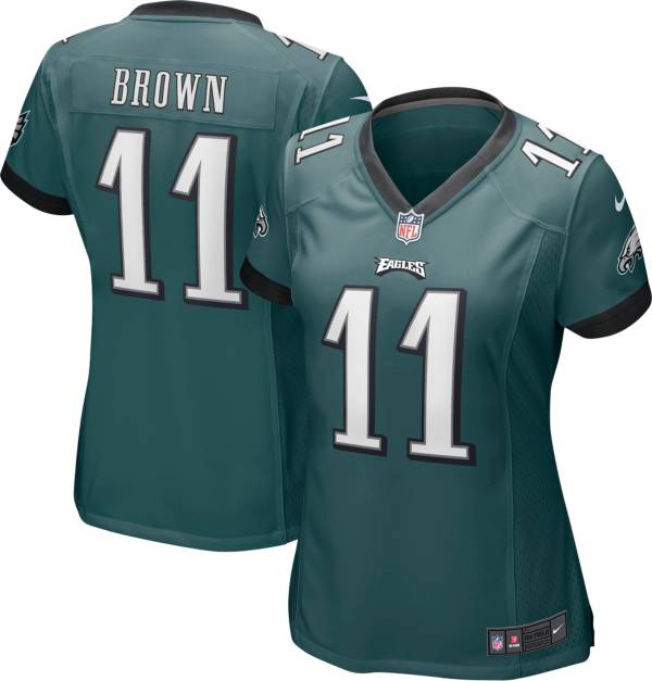 Nike Women s Philadelphia Eagles A.J. Brown 11 Teal Game Jersey