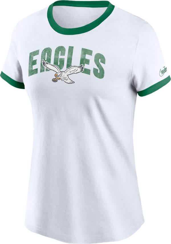 Women's Nike Black Philadelphia Eagles Logo Essential T-Shirt