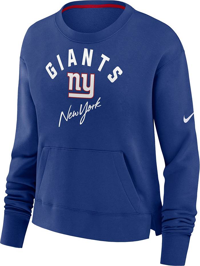 Men's Nike Royal New York Giants Fan Gear Pullover Hoodie Size: Medium
