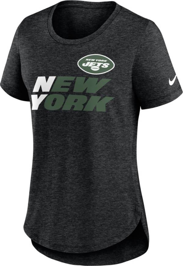Nike Women's New York Jets Local Black Tri-Blend T-Shirt product image